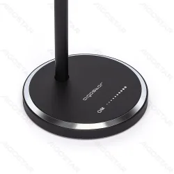 Składana lampa stołowa LED 8W 3000-6000K czarna do przytulnego klimatu