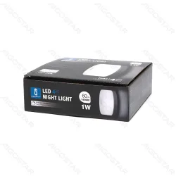 Akumulatorowa lampka nocna Aigostar z dotykowym ściemniaczem i zimnym światłem USB