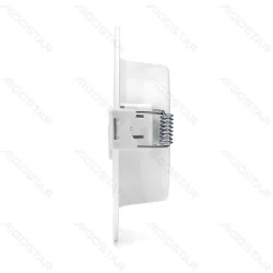 Panel LED okrągły podtynkowy 4W 3000K 380lm IP44 Aigostar do salonu