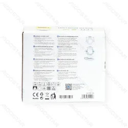 Panel LED okrągły podtynkowy 4W 3000K 380lm IP44 Aigostar do salonu