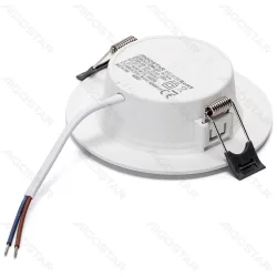 Panel LED podtynkowy okrągły 4W 380lm E6 neutralny do biura