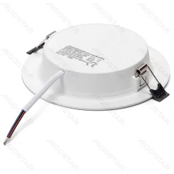 Panel LED podtynkowy okrągły 9W 4000K 1000lm Aigostar do kuchni
