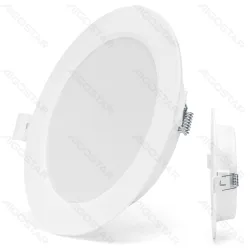 Panel LED podtynkowy okrągły 9W 4000K 1000lm Aigostar do kuchni