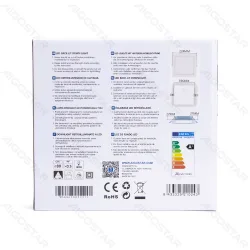 Panel kwadratowy LED 20W 1850lm ciepły Aigostar energooszczędny do salonu
