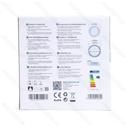 Panel okrągły natynkowy LED 18W 2100lm neutralny do biura