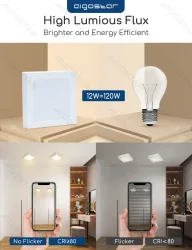 Panel kwadratowy natynkowy LED 12W 4000K 1400lm energooszczędny do biura