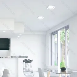 Panel LED E6 kwadratowy natynkowy 18W 6500K 2200lm Aigostar mocne światło do biura