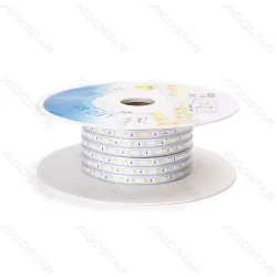 Taśma LED 50m 10mm 230V zimna z układem scalonym do mocnego światła w biurze