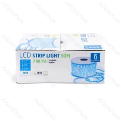Taśma LED 50m 8mm 230V niebieska energooszczędna do efektownego oświetlenia