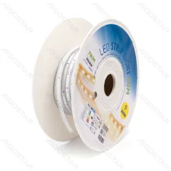 Taśma LED 50m 8mm 230V Aigostar z układem scalonym ciepłe światło do salonu