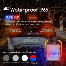 Przenośna lampa robocza LED 100W ładowalna USB do wygodnego oświetlenia