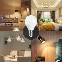 2 x Żarówka LED G45 E14 4,9W 420lm ciepła do salonu energooszczędna