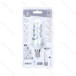 Żarówka spiralna LED E14 4,9W 440LM zimna 6400K energooszczędna do biura