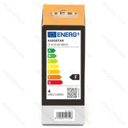 Żarówka LED C37 E14 4W 340LM ciepła do salonu energooszczędna Aigostar