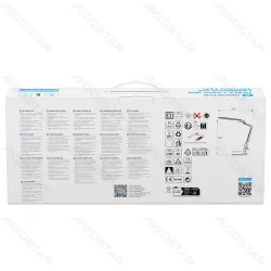 Lampa stołowa LED 9W ściemnialna 3000-6500K srebrna do salonu i biura
