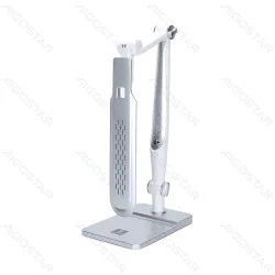 Lampa stołowa LED 9W ściemnialna 3000-6500K srebrna do salonu i biura