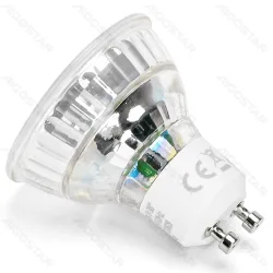 Żarówki LED GU10 4,5W 6500K szkło 2 sztuki blister mocne światło do biura