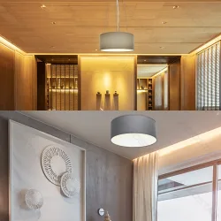 Lampa wisząca Aigostar z tkaniny E27 idealna do przytulnego wnętrza