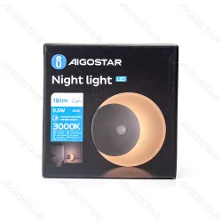 Akumulatorowa lampka nocna LED z czujnikiem ruchu 18 lm ładowana USB C wygodna w użyciu