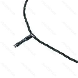 Aigostar String Lights Solar Flat string lights Linear Dark green cable White light 2M+50M 500LED 10cm spacing 8 functions memory OFF IP65