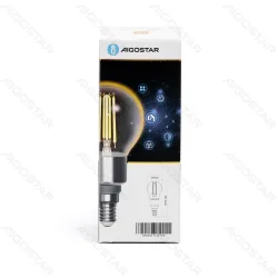 Aigostar inteligentna żarówka Wi-Fi E14 4,5W 470lm przezroczysta energooszczędna do salonu