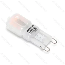 2x Żarówka LED G9 2W mleczna biała zimna i ciepła 230V energooszczędna do domu