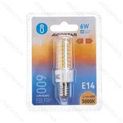Mała żarówka LED E14 6W 600LM ciepła do salonu energooszczędna