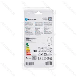 Żarówka LED Filament ST64 E27 8W 900lm ciepła mlecznobiała energooszczędna do salonu
