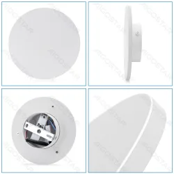 Lampa ścienna LED 6,5W 6500K biała metalowa do biura z mocnym światłem