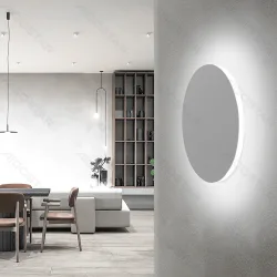 Lampa ścienna LED 6,5W 6500K biała metalowa do biura z mocnym światłem