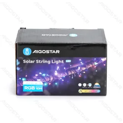 Lampki LED solarne RGBY 10 sztuk do ogrodu z kolorowym oświetleniem