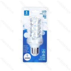 Żarówka LED spiralna E27 13W 1290lm zimna do biura energooszczędna