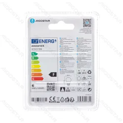 Żarówka LED G45 E27 6W 510lm zimna do biura mała kulka energoszczędna
