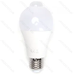 Żarówka LED A60 E27 6W 2700K 540lm z czujnikiem ruchu energooszczędna do salonu