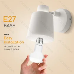 Żarówka LED R63 E27 9W 840lm ciepła do salonu energooszczędna