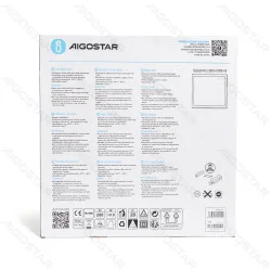 Panel LED 60x60 cm 40W 4600 lm ciepłe światło do salonu Aigostar