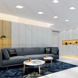 Panel natynkowy LED 24W 2700lm zimna barwa do biura