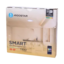 Ultracienka lampa sufitowa LED WiFi 22W do inteligentnego oświetlenia domu