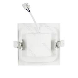 Ultracienki kwadratowy downlight LED 9W E6 850LM neutralny do biura