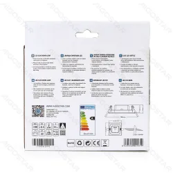 Kwadratowy panel LED E6 6W 525lm ciepły do salonu energoszczędny