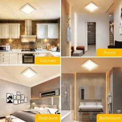 Panel kwadratowy natynkowy LED 16W 3000K 1648lm Aigostar do salonu energoszczędny