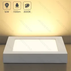 Panel kwadratowy natynkowy LED 16W 3000K 1648lm Aigostar do salonu energoszczędny