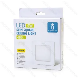 Panel kwadratowy natynkowy LED 9W 4000K 850lm Aigostar do kuchni