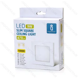 Panel kwadratowy natynkowy LED 9W 3000K 850lm Aigostar do salonu energoszczędny