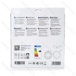 Panel okrągły natynkowy LED 20W ciepły 2106lm do przytulnego wnętrza