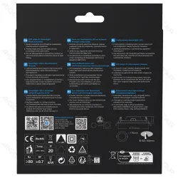 Oprawa sufitowa LED E6 12W 4000K okrągła wpuszczana energooszczędna do biura