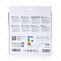 Panel podtynkowy LED 12W E6 biały ciepły 1190lm energooszczędny do salonu