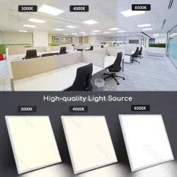 Duży panel LED 40W 120x30 cm trójbarwny 3000K/4000K/6500K do biura