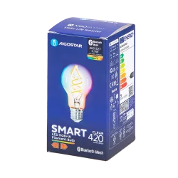 Inteligentna żarówka Bluetooth Mesh A60 4,9W RGBW energooszczędna do salonu