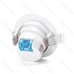 3 x okrągły panel podtynkowy LED 5 W 370 lm zimny Aigostar do biura